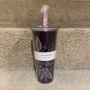 NWT Vera Bradley Tumbler Cup- Batik Leaves